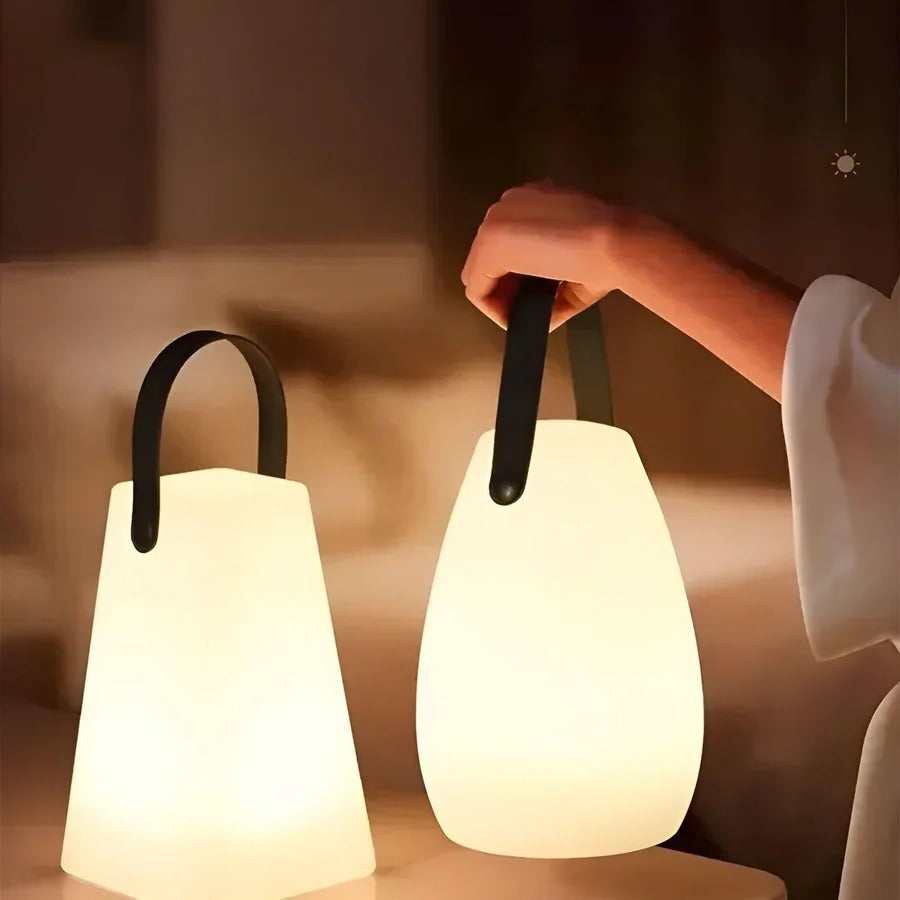 Cordless LED Table Lamp with Waterproof Design and Touch Remote, 1500mAh Battery Valideals Outlet