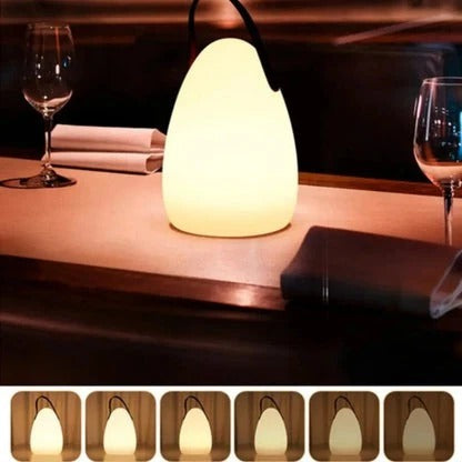 Cordless LED Table Lamp with Waterproof Design and Touch Remote, 1500mAh Battery Valideals Outlet
