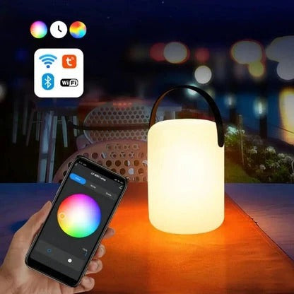 Cordless LED Table Lamp with Waterproof Design and Touch Remote, 1500mAh Battery Valideals Outlet