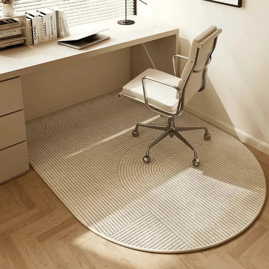 Chair Mat for Hard Floors with Non-Slip Backing and Short Pile Surface, 35.4x23.6 in Valideals Outlet