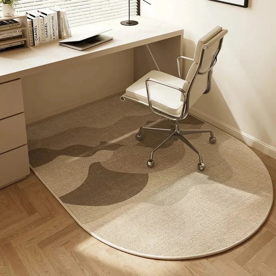 Chair Mat for Hard Floors with Non-Slip Backing and Short Pile Surface, 35.4x23.6 in Valideals Outlet