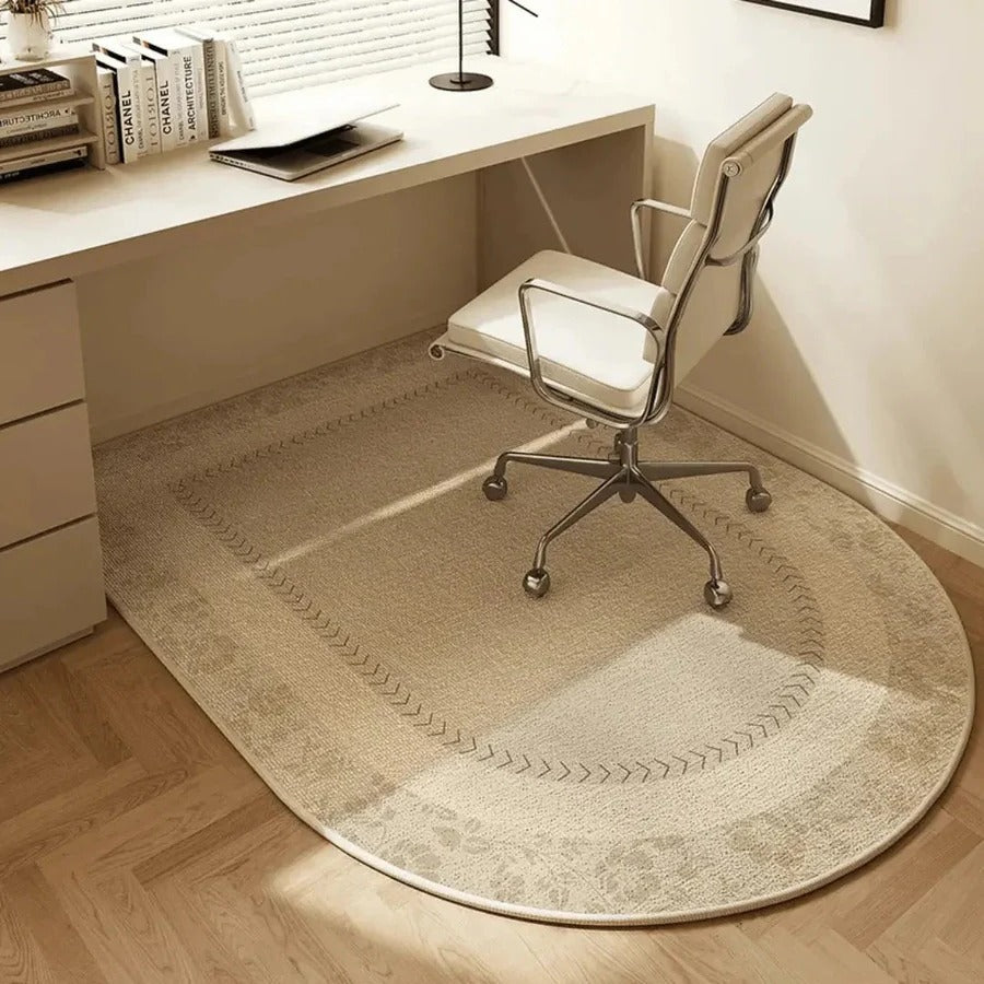Chair Mat for Hard Floors with Non-Slip Backing and Short Pile Surface, 35.4x23.6 in Valideals Outlet