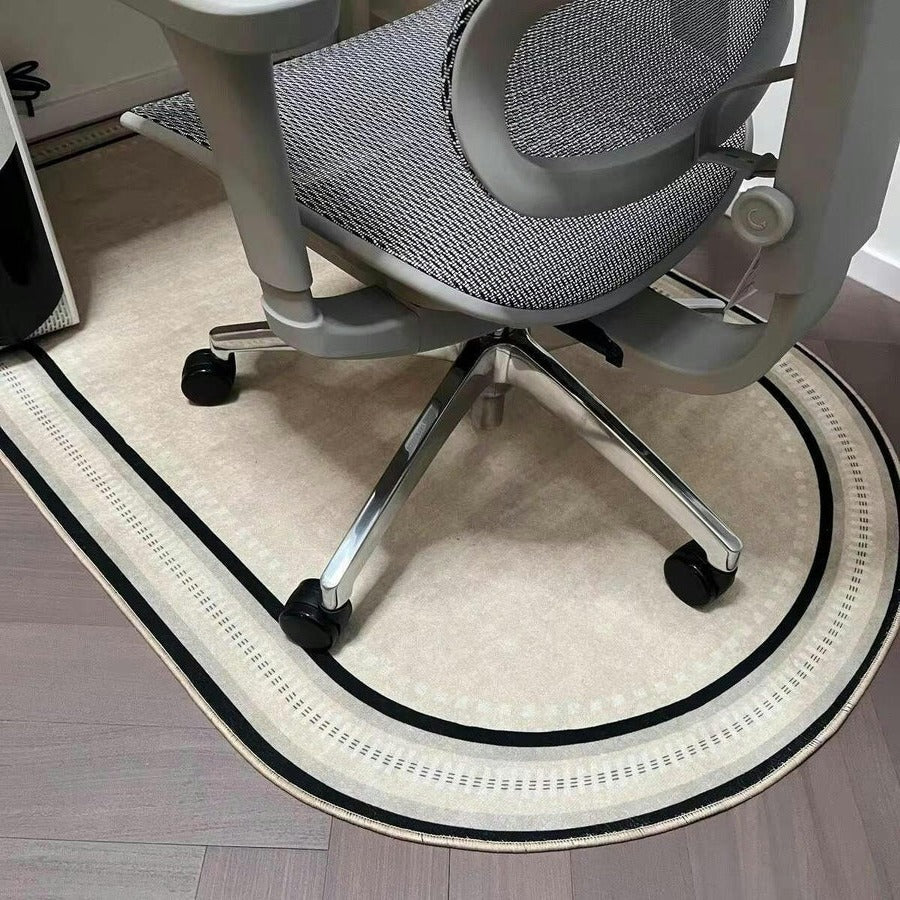 Chair Mat for Hard Floors with Non-Slip Backing and Short Pile Surface, 35.4x23.6 in Valideals Outlet