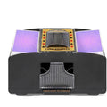 Automatic Card Shuffler with Two-Deck Capacity and Front Output Tray, Battery Powered Valideals Outlet