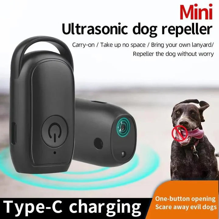 Ultrasonic Dog Repeller with Pocket Size and Single-Button Activation, Battery Powered Valideals Outlet