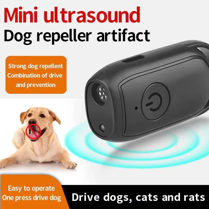 Ultrasonic Dog Repeller with Pocket Size and Single-Button Activation, Battery Powered Valideals Outlet