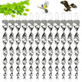 Reflective Bird Deterrent Spiral Rod with Rope and Wind Power, Pack of 12 or 24 Valideals Outlet