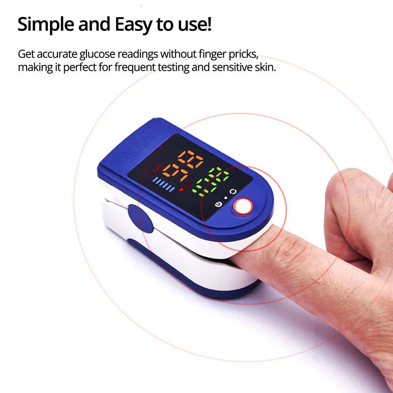 Fingertip Pulse Oximeter with Color Display and Light Sensor Technology Valideals Outlet