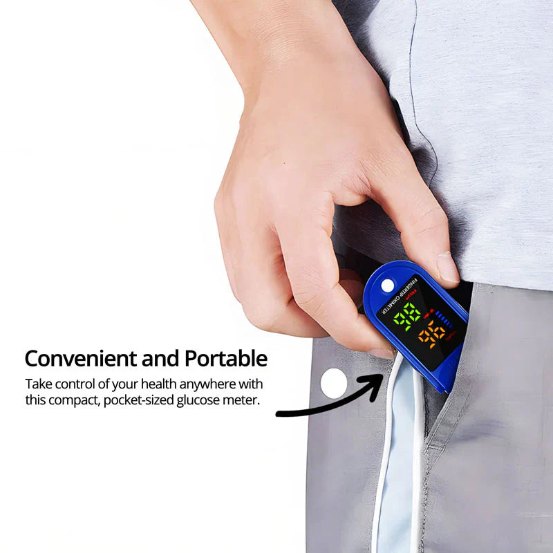 Fingertip Pulse Oximeter with Color Display and Light Sensor Technology Valideals Outlet
