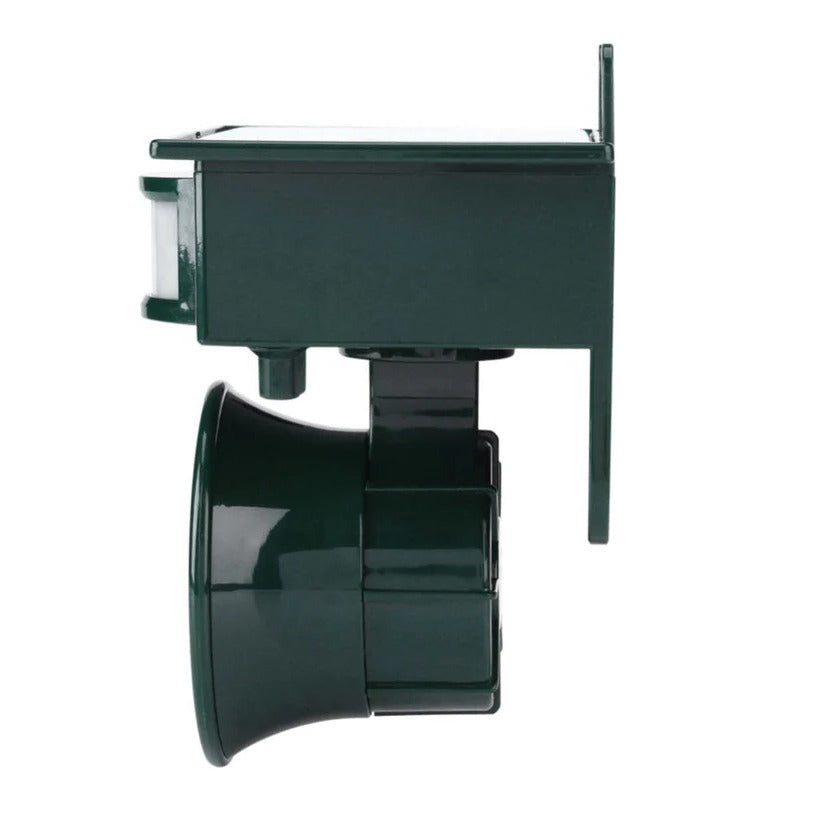 Solar Motion Sensor Bird Repeller with Adjustable Sound and Mount Options, Weatherproof Valideals Outlet