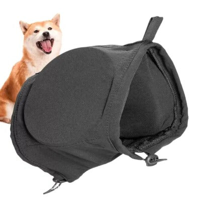 Dog Noise-Reducing Ear Muffs with Hoodie Warm Lining and Adjustable Pull Cord Valideals Outlet