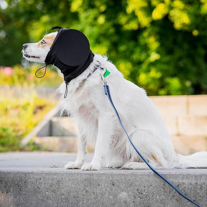 Dog Noise-Reducing Ear Muffs with Hoodie Warm Lining and Adjustable Pull Cord Valideals Outlet