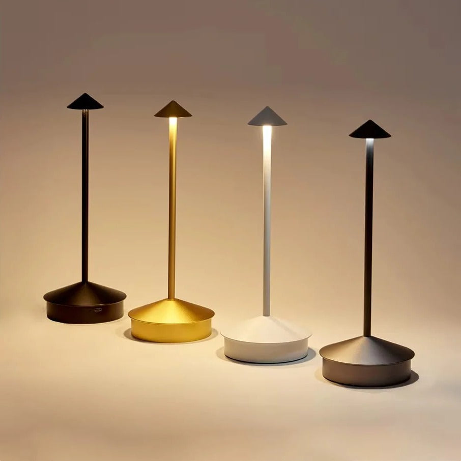 Rechargeable LED Desk Lamp with Touch Control and 3 Color Modes, Portable Cordless Design Valideals Outlet