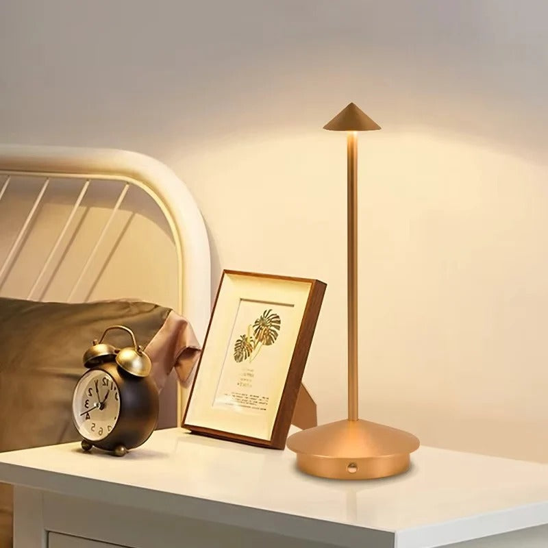 Rechargeable LED Desk Lamp with Touch Control and 3 Color Modes, Portable Cordless Design Valideals Outlet