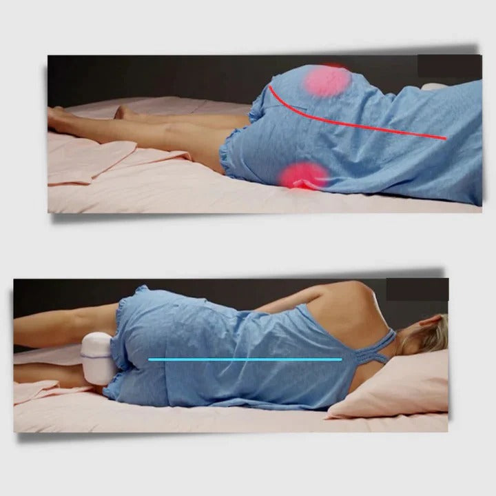 Memory Foam Contoured Pillow with Breathable Cover and Machine Washable Design Valideals Outlet