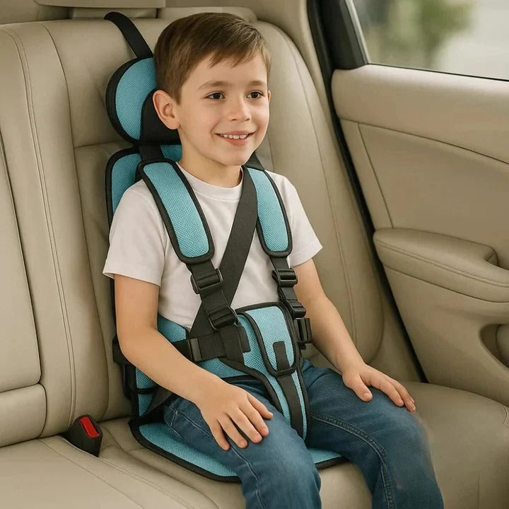 Child Travel Seat with Five-Point Harness and Foldable Lightweight Design Valideals Outlet