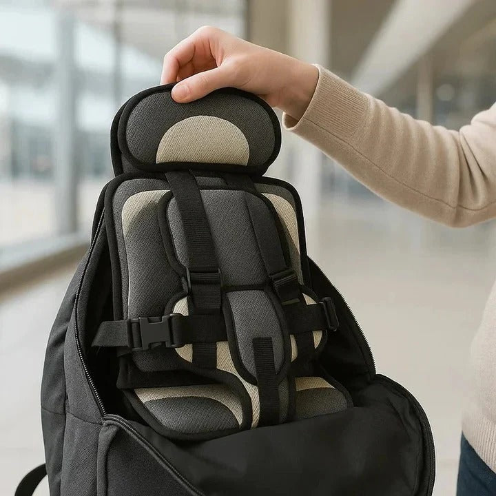 Child Travel Seat with Five-Point Harness and Foldable Lightweight Design Valideals Outlet
