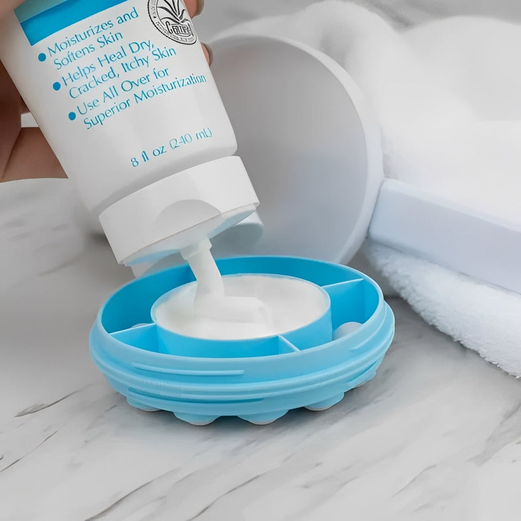 Adjustable Lotion Roller with Refillable Dispenser and Massage Action Valideals Outlet