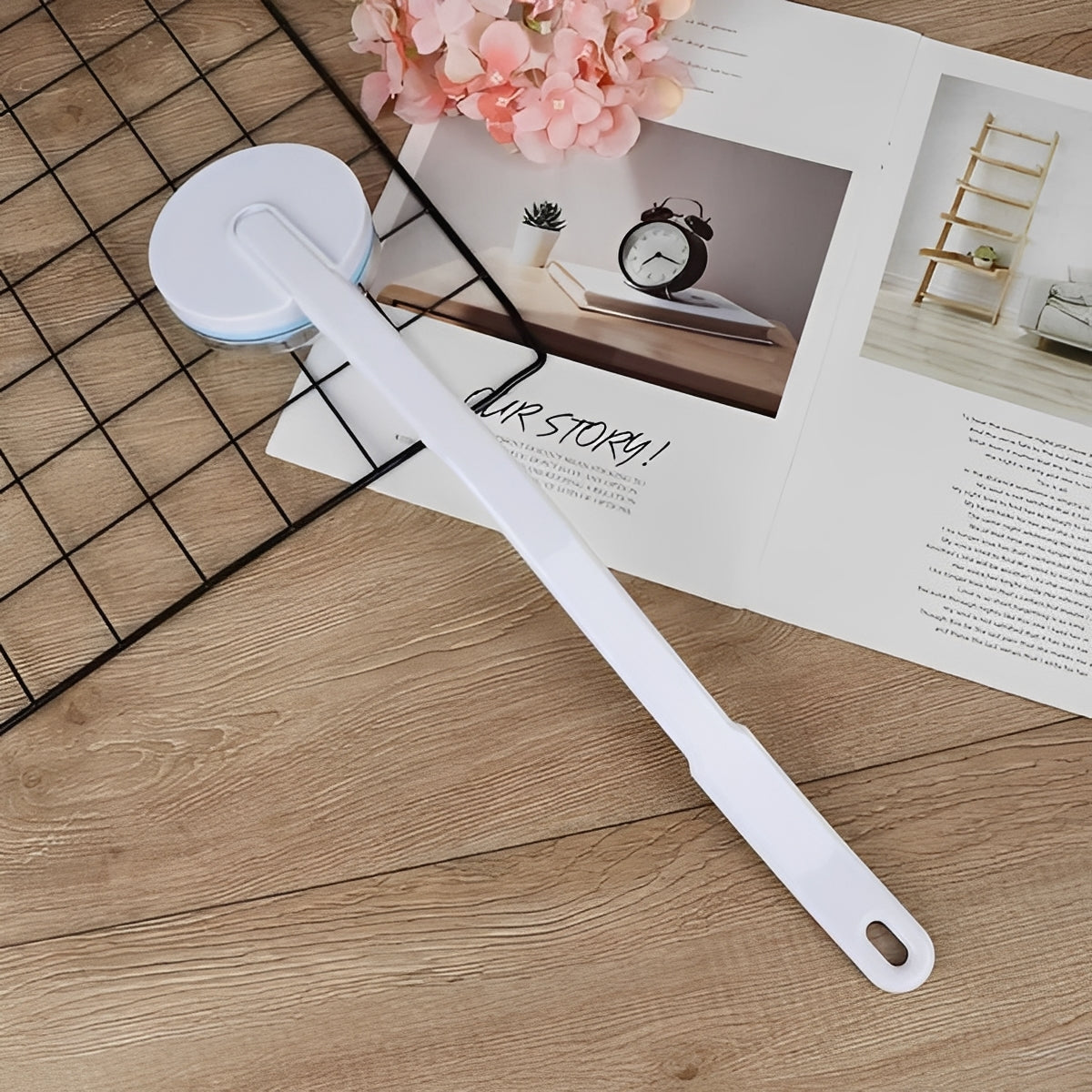 Adjustable Lotion Roller with Refillable Dispenser and Massage Action Valideals Outlet