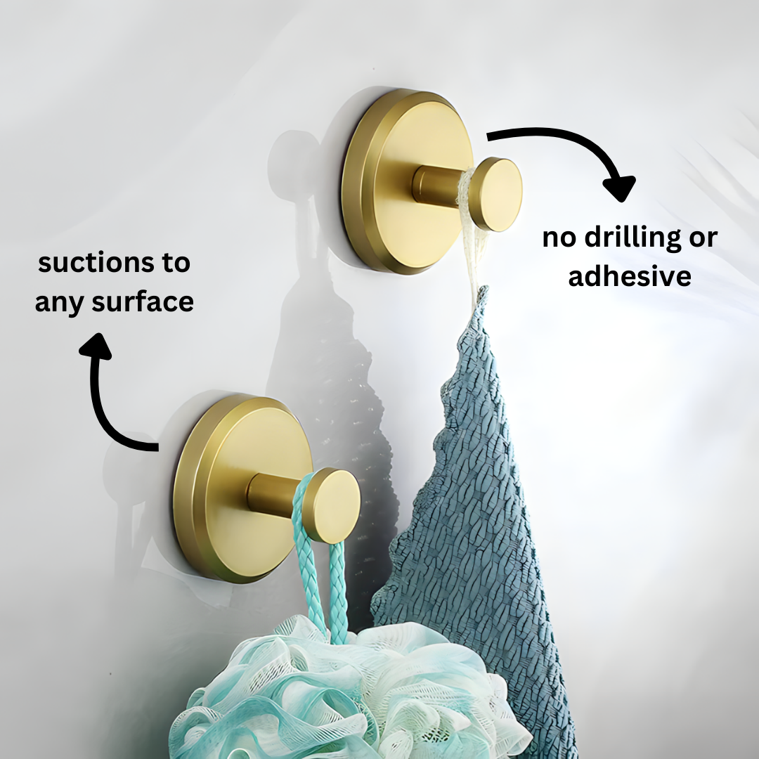 Suction Cup Hook with 15-Pound Hold and Toolless Installation for Glass, Tile, Metal Valideals Outlet