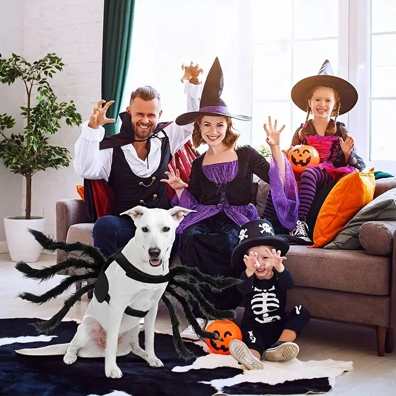 Dog Spider Costume with Sewn Realistic Legs and Cushioned Interior, Adjustable Fit Valideals Outlet