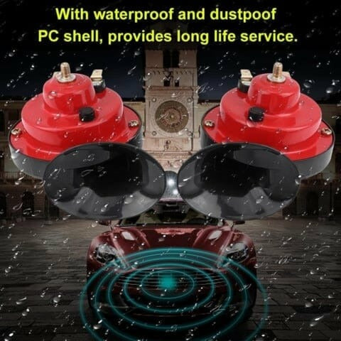 Compact 300dB Train Horn with Built-In Air Compressor for Trucks and Vehicles Valideals Outlet