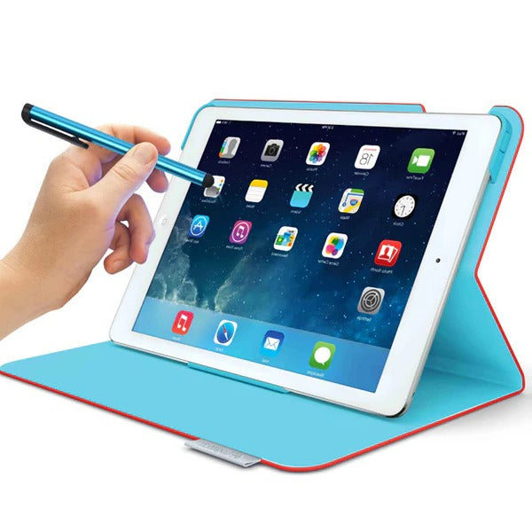 Capacitive Touch Screen Stylus Set with Soft Rubber Tips and Pen Grip, 10 Colors Valideals Outlet