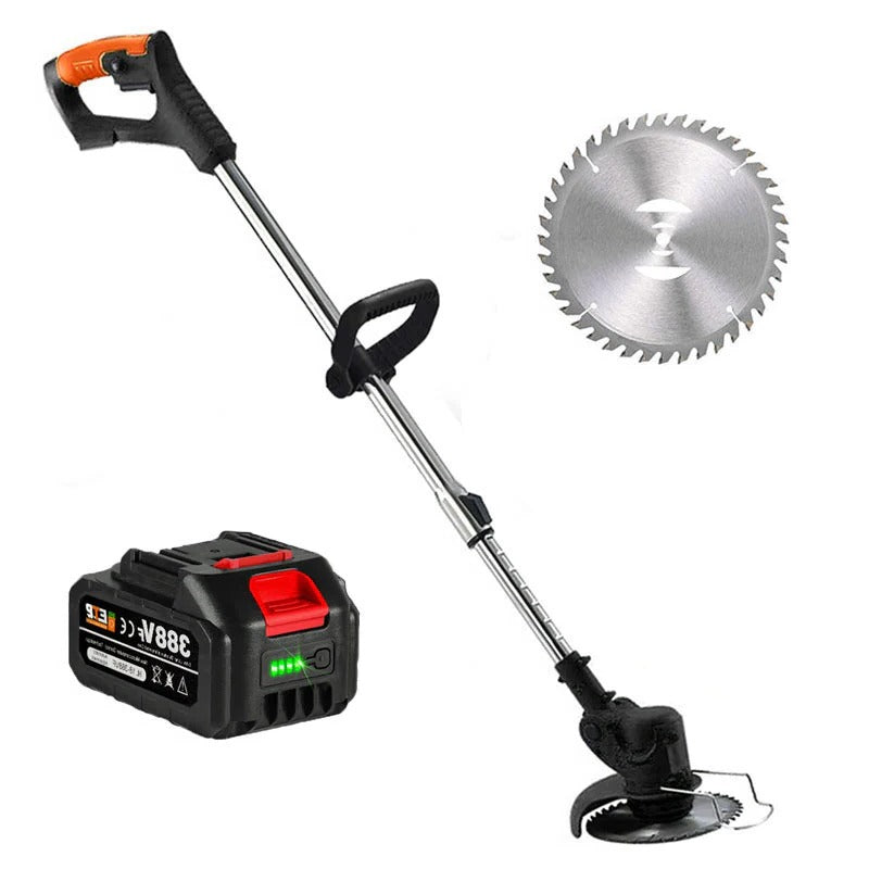 Cordless Grass Trimmer with 24V Motor and Three Interchangeable Blades Valideals Outlet