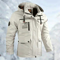 Men's Waterproof Jacket with Removable Packable Hood and Breathable Liner, Windproof Valideals Outlet