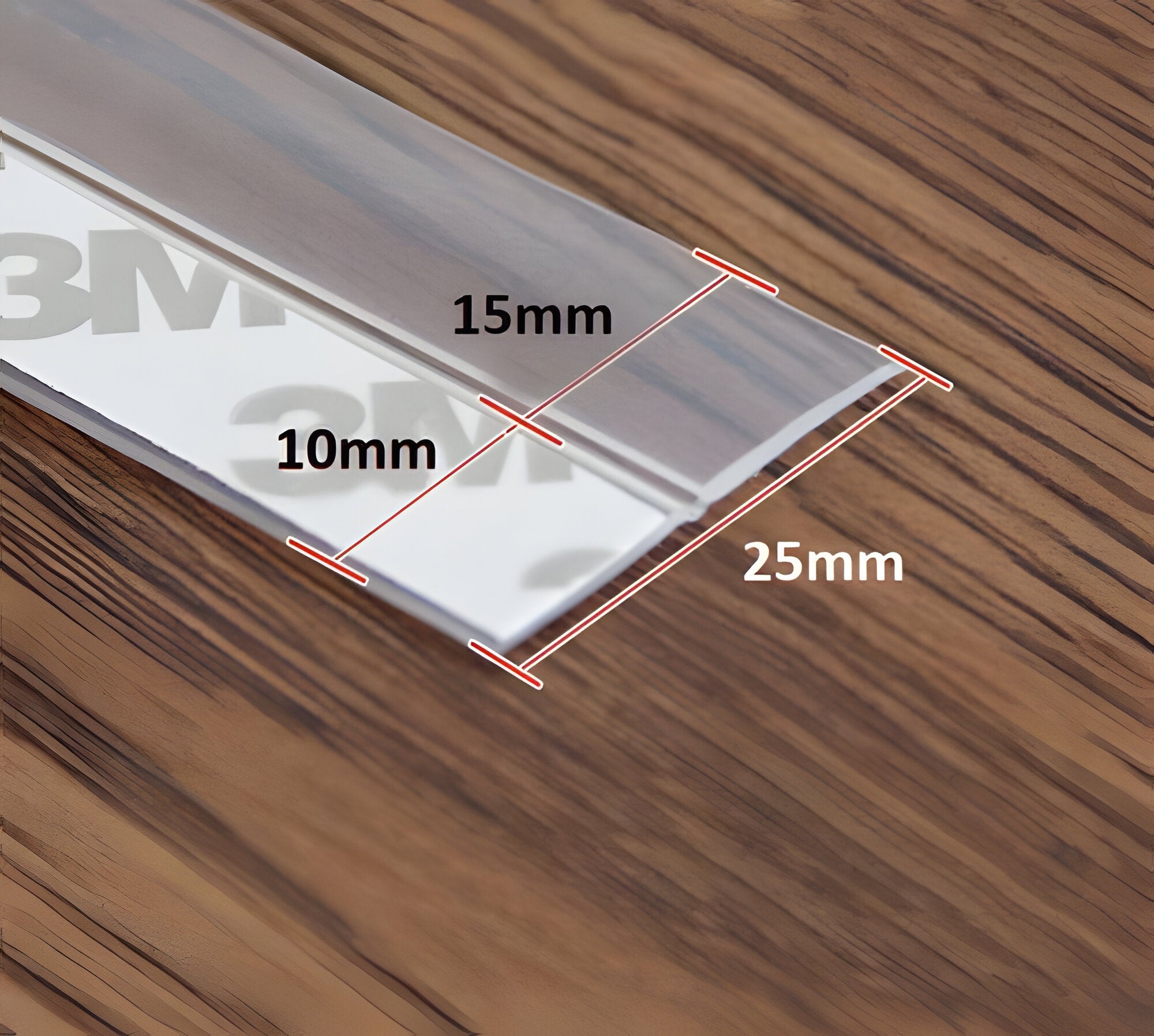 Door Draft Seal Strip with Peel-and-Stick Backing and Clear Flex, 5m Length 0.98in Wide Valideals Outlet