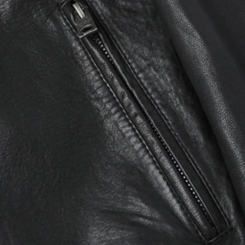 Leather Jacket for Men with Soft Lining and Lightweight PU Shell, XS to 3XL Valideals Outlet