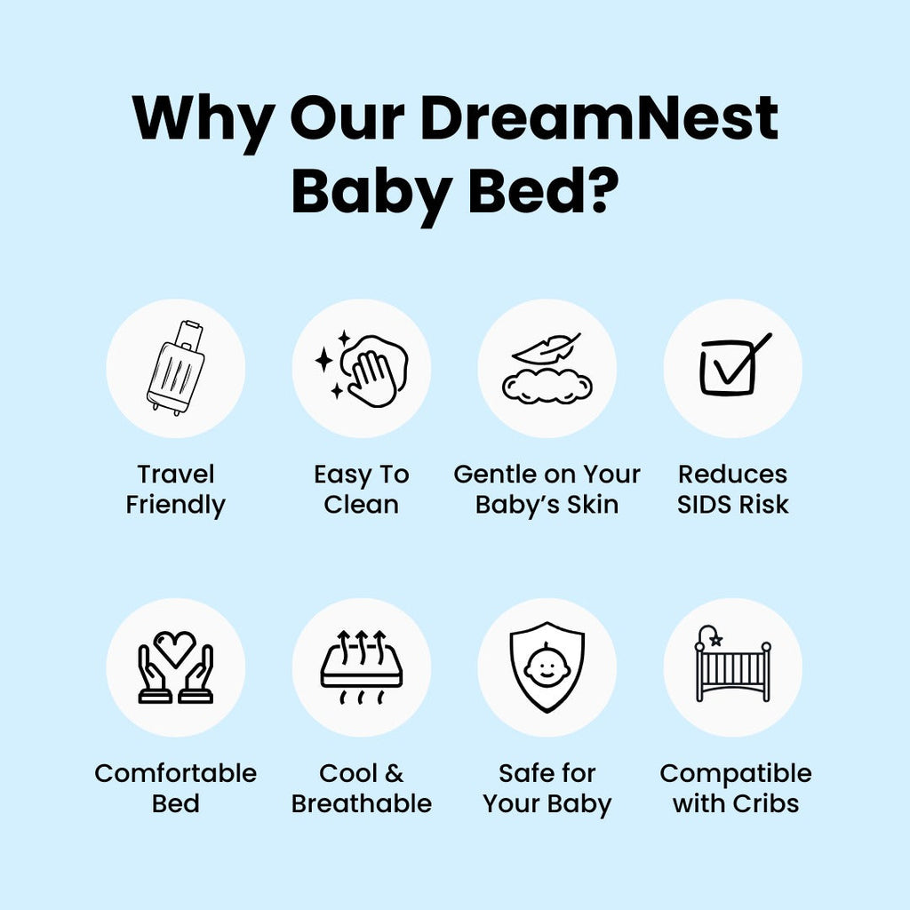 Inclined Wedge Pillow with Breathable Material and Contoured Edges for Infants Valideals Outlet