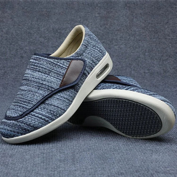 Extra Wide Orthopedic Shoes with 3 Foam Insoles and Hook-Loop Straps, TPU Cushion Valideals Outlet