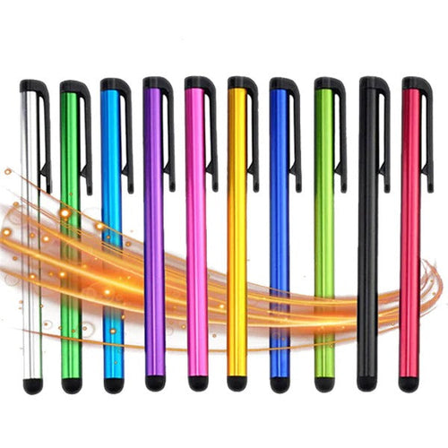 Capacitive Touch Screen Stylus Set with Soft Rubber Tips and Pen Grip, 10 Colors Valideals Outlet