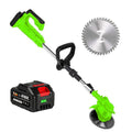 Cordless Grass Trimmer with 24V Motor and Three Interchangeable Blades Valideals Outlet