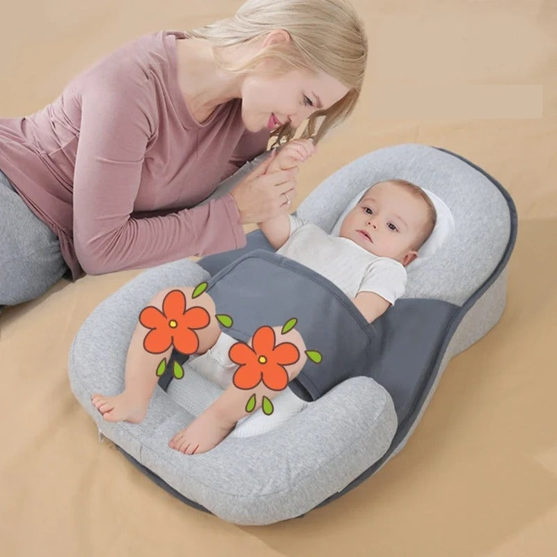 Inclined Wedge Pillow with Breathable Material and Contoured Edges for Infants Valideals Outlet