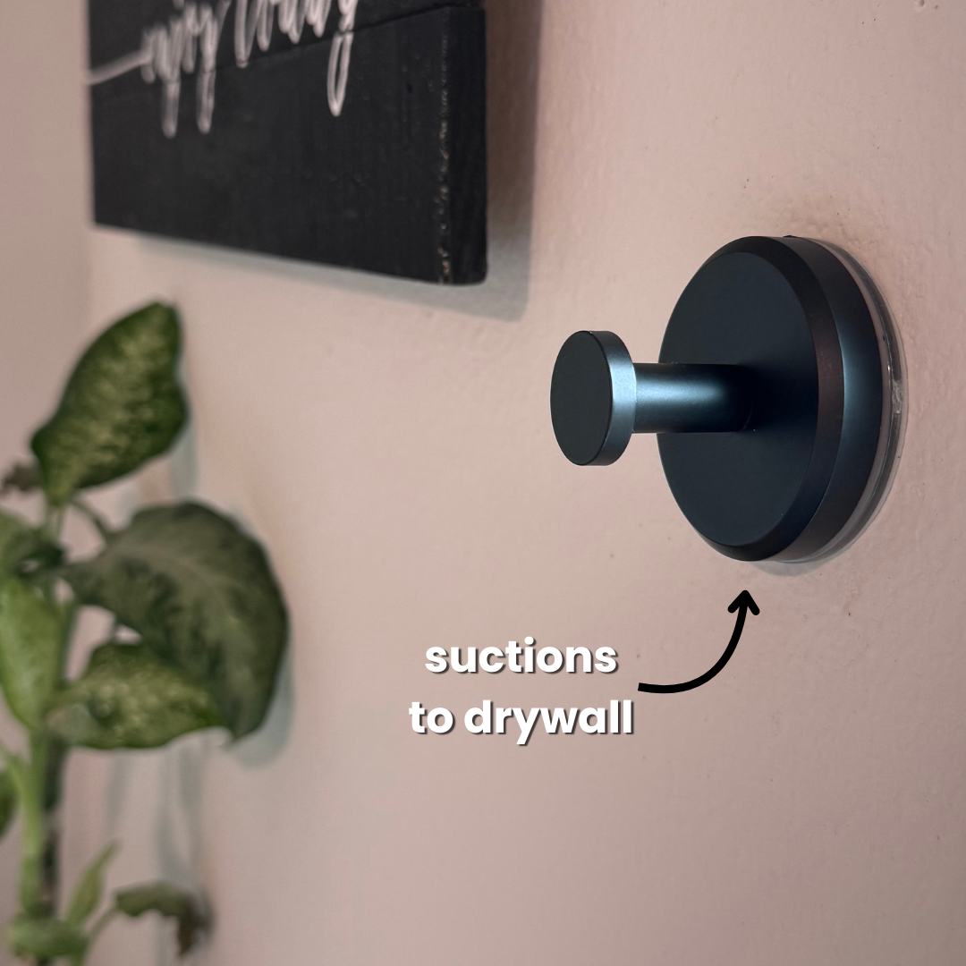 Suction Cup Hook with 15-Pound Hold and Toolless Installation for Glass, Tile, Metal Valideals Outlet