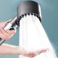 Pressure Boosting Shower Head with 9-Layer Filter and Push-Button Pause, Water Saving Valideals Outlet