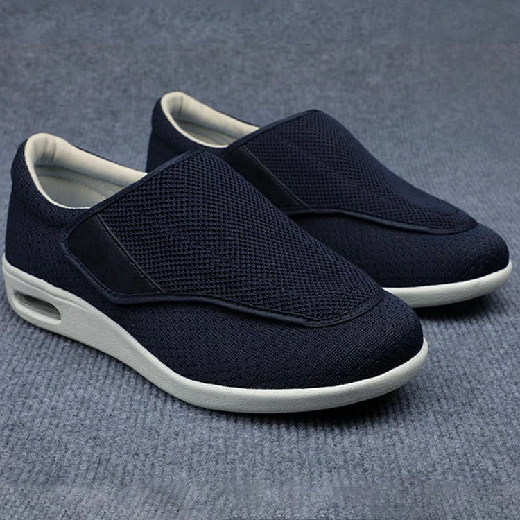 Extra Wide Orthopedic Shoes with 3 Foam Insoles and Hook-Loop Straps, TPU Cushion Valideals Outlet