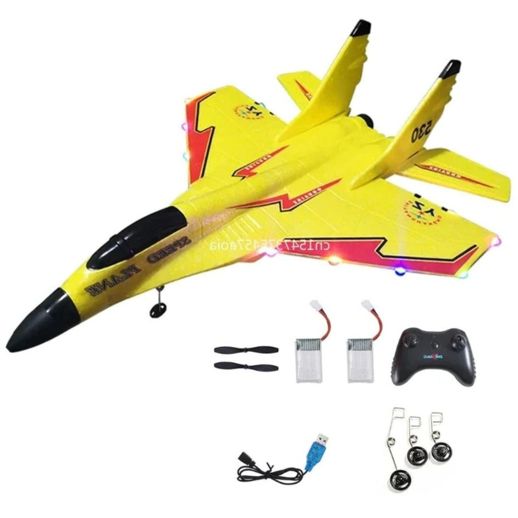 Remote Control Airplane with Shatter Resistant Frame and Handheld Remote, Reinforced Gear Valideals Outlet