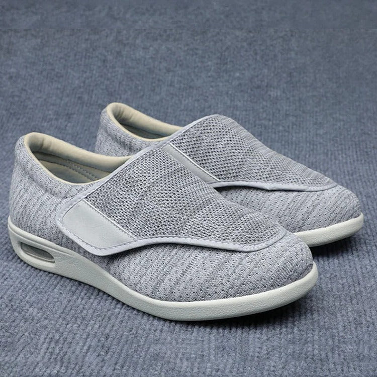 Extra Wide Orthopedic Shoes with 3 Foam Insoles and Hook-Loop Straps, TPU Cushion Valideals Outlet