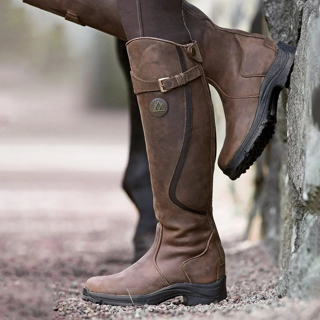 Women's Waterproof Long Boots with Side Zipper and Insulated Lining, 14 Inch Shaft Valideals Outlet
