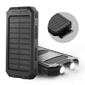 Solar Power Bank with 500000 mAh Capacity and Dual USB Outputs, Water-Resistant Valideals Outlet