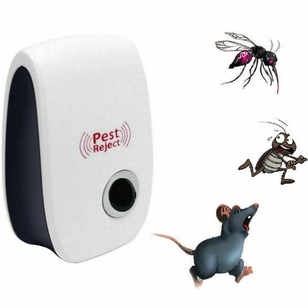 Ultrasonic Pest Repeller with Alternating Frequencies and LED Indicator, 100-800 Sq Ft Valideals Outlet