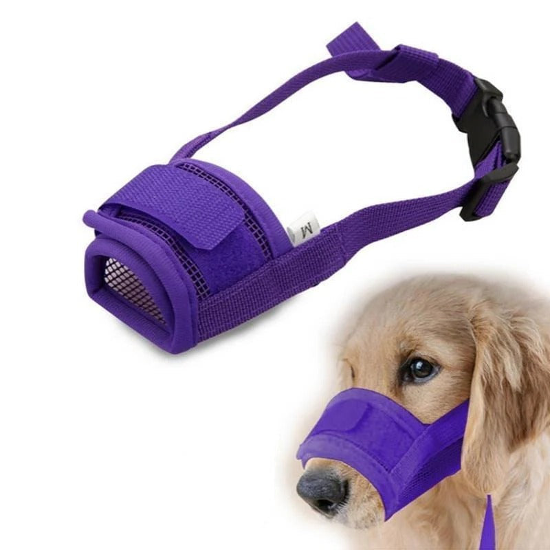 Dog Muzzle with Adjustable Mesh Strap and Breathable Airflow Design Valideals Outlet