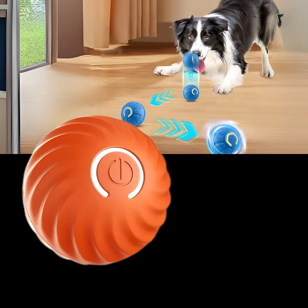 Self-Rolling Dog Ball with Obstacle Avoidance and Rechargeable Battery Valideals Outlet