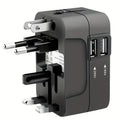 Universal Power Adapter with Dual USB Ports for International Travel Valideals Outlet