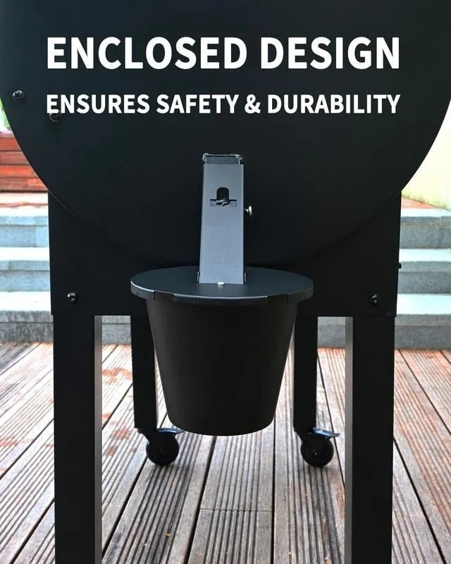 Grill Grease Collector with Fitted Lid and Reusable Liner for 1.6-Inch Square Spouts Valideals Outlet