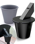 Grill Grease Collector with Fitted Lid and Reusable Liner for 1.6-Inch Square Spouts Valideals Outlet