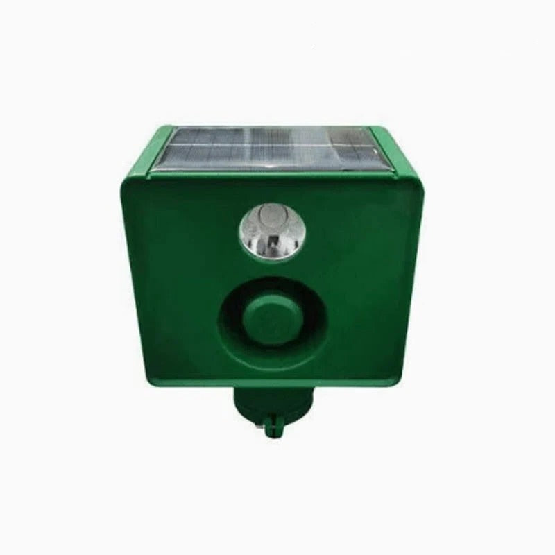 Solar Wildlife Deterrent with Flashing Lights and Alarm Sound Valideals Outlet